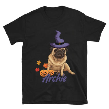 Personalized Halloween Cartoon Pet Face T Shirt
