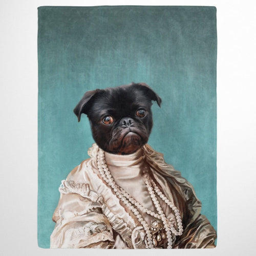 Crown and Paw - Blanket The Queen Regent - Custom Pet Blanket