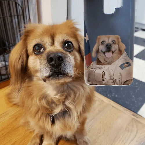 Crown and Paw - Phone Case The Astronaut - Custom Pet Phone Case