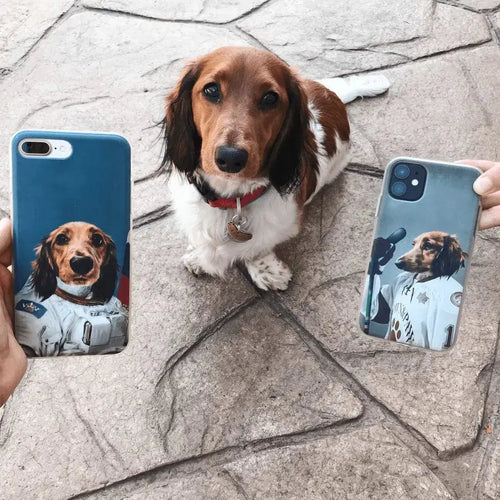 Crown and Paw - Phone Case The Astronaut - Custom Pet Phone Case