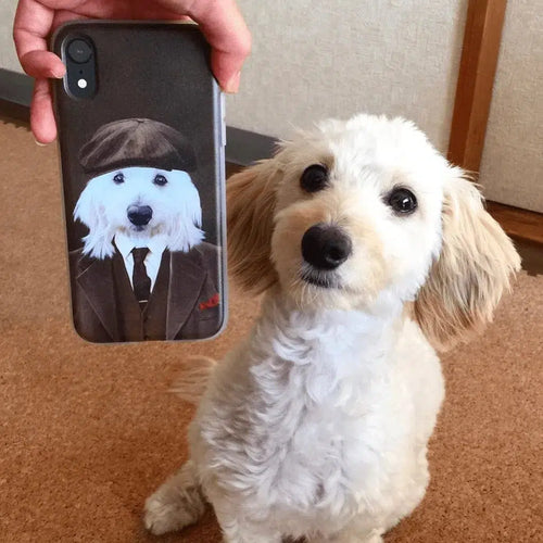 Crown and Paw - Phone Case The British Gangster - Custom Pet Phone Case