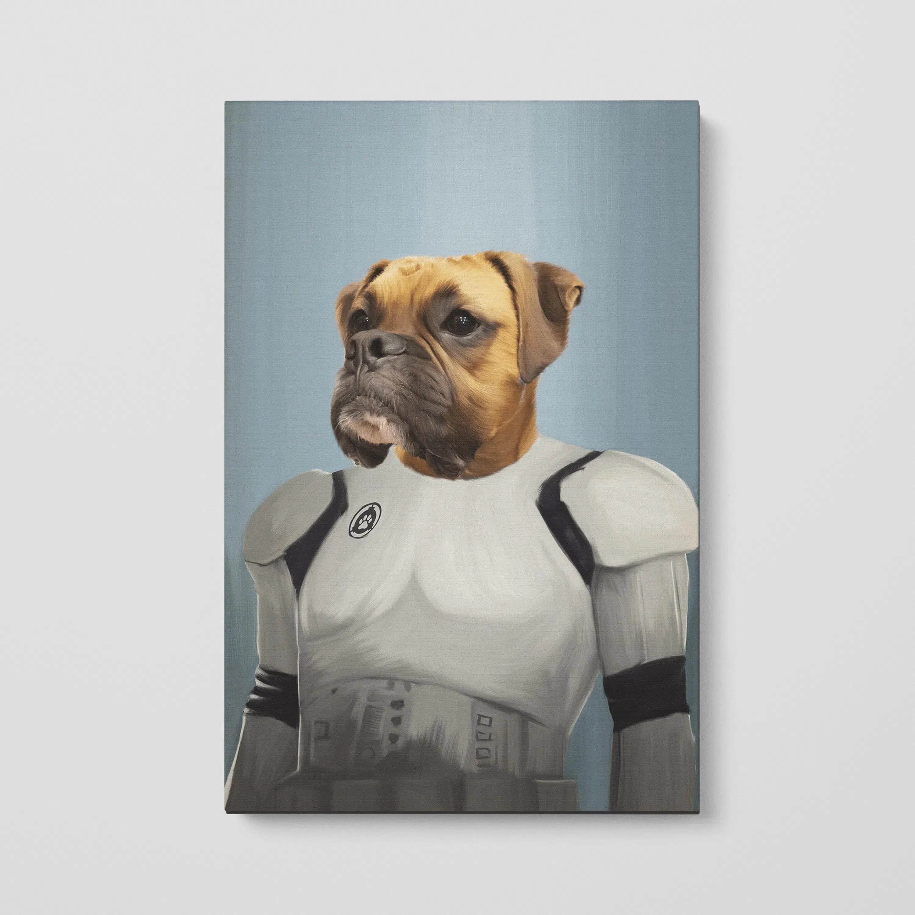 Crown and Paw - Canvas The Trooper - Custom Pet Canvas