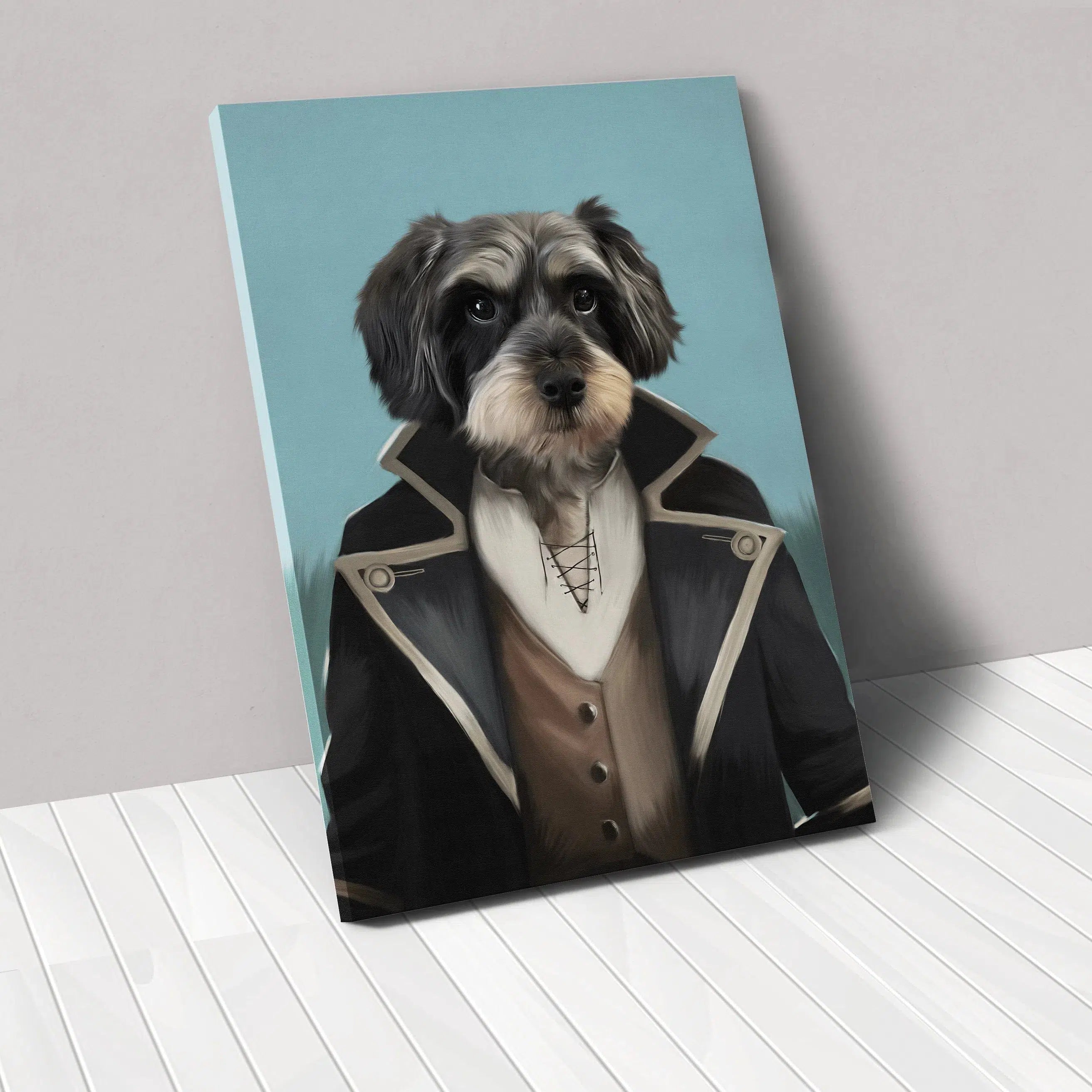 Crown and Paw - Canvas The Pirate - Custom Pet Canvas