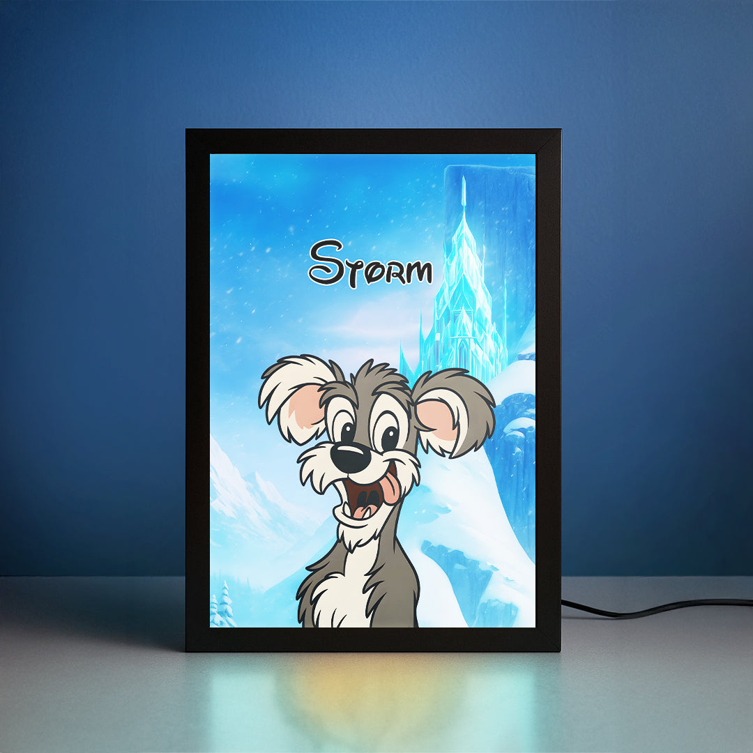 Cartoon Pet Portrait LED Night Light