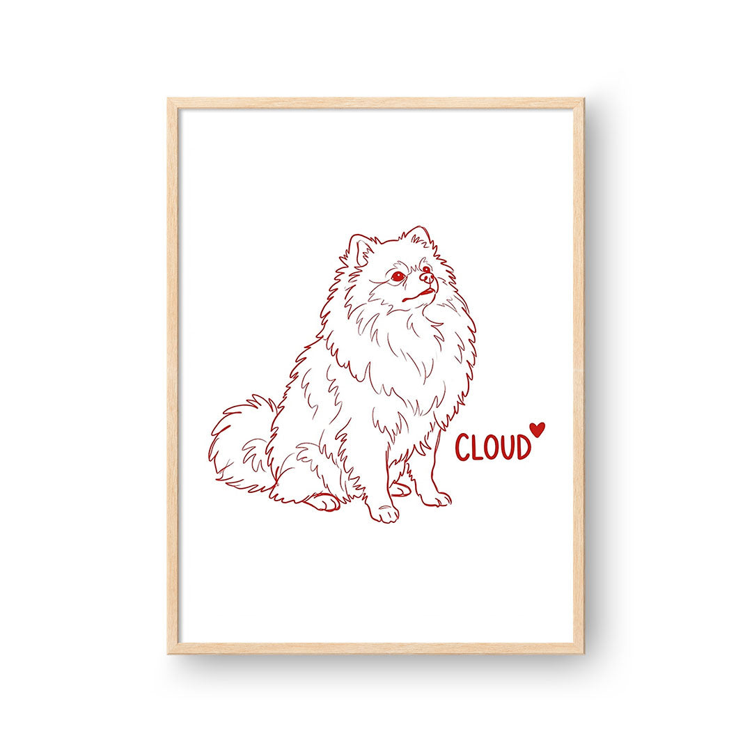 Minimalist Pet Portrait