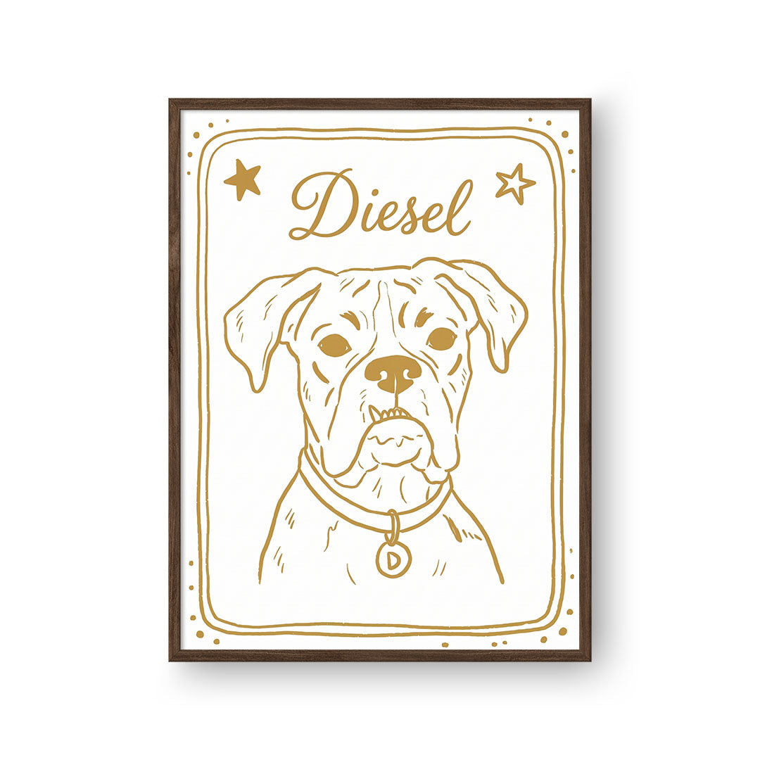 Mystical Doodle Pet Portrait