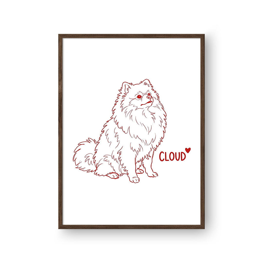 Minimalist Pet Portrait