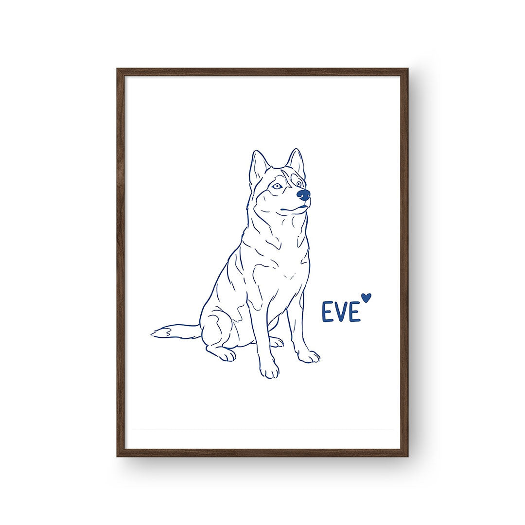 Minimalist Pet Portrait