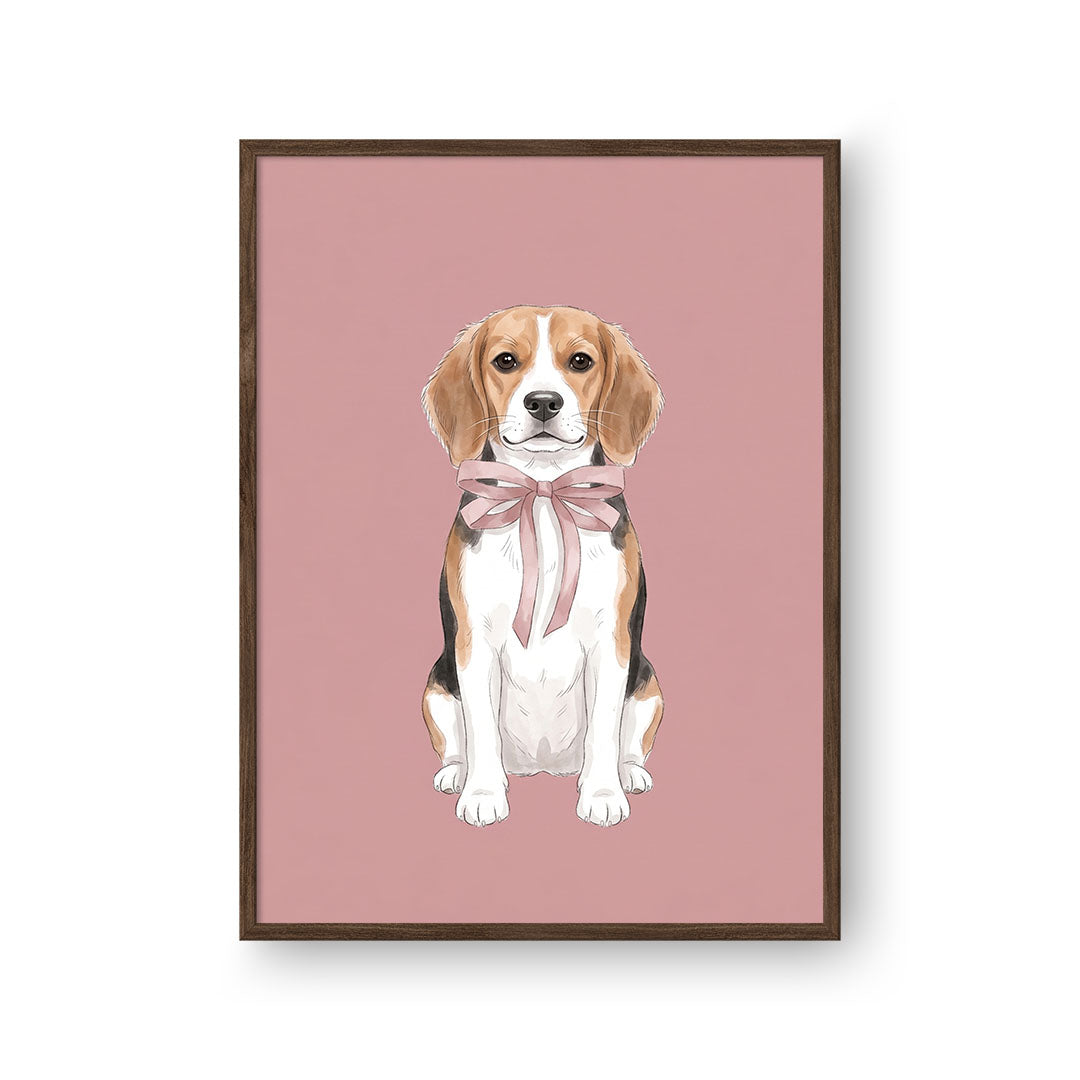 Bow Tied Pet Portrait