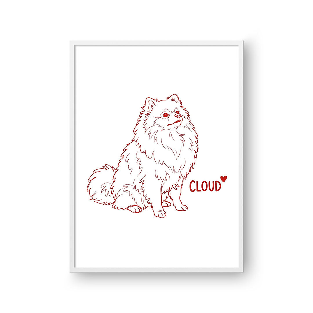 Minimalist Pet Portrait