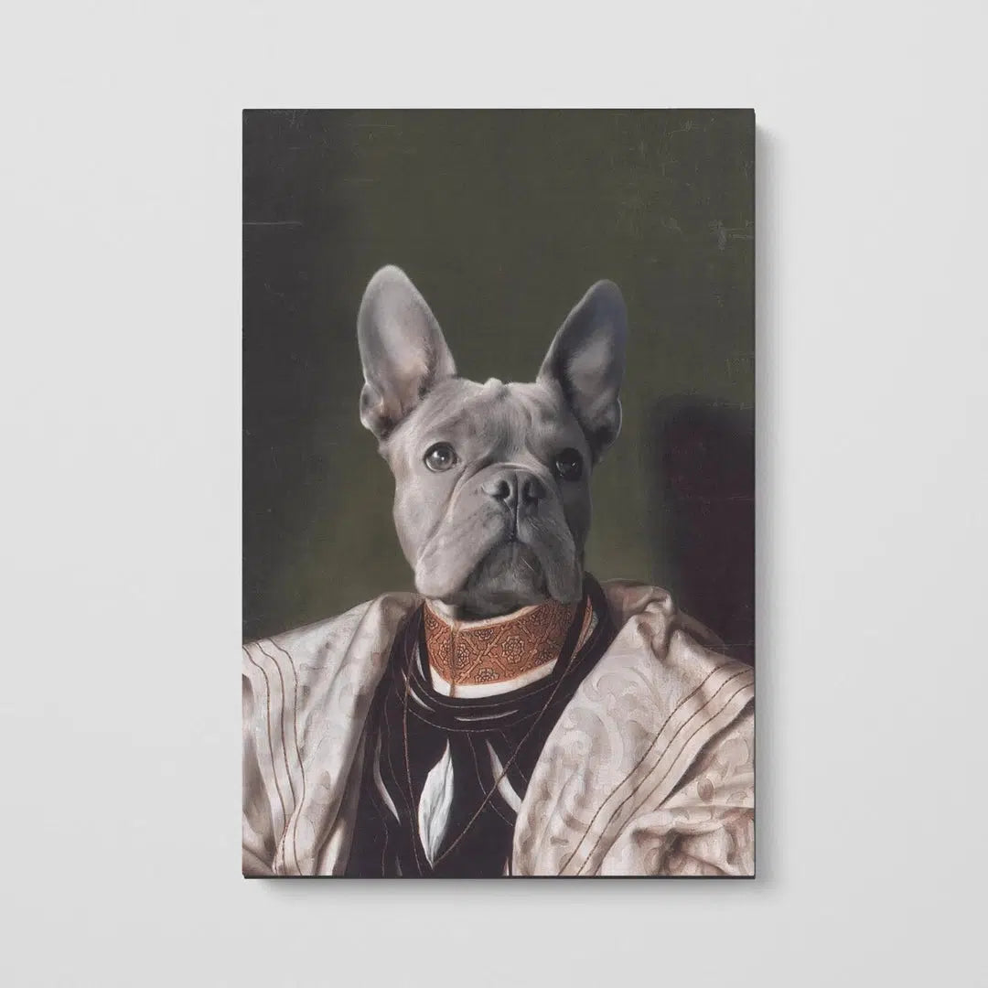 Crown and Paw - Canvas The Savant - Custom Pet Canvas