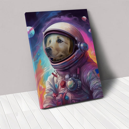 Crown and Paw - Canvas Galactic Pet - Custom Pet Canvas
