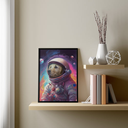 Crown and Paw - Canvas Galactic Pet - Custom Pet Canvas