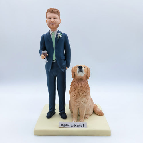 Custom Hand Sculptured Clay Pet Figurine