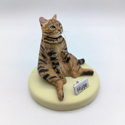 Custom Hand Sculptured Clay Pet Figurine