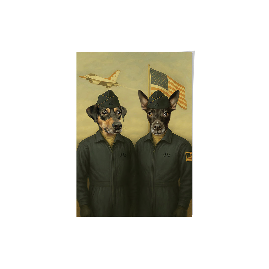 The US Air Men - Custom Pet Poster