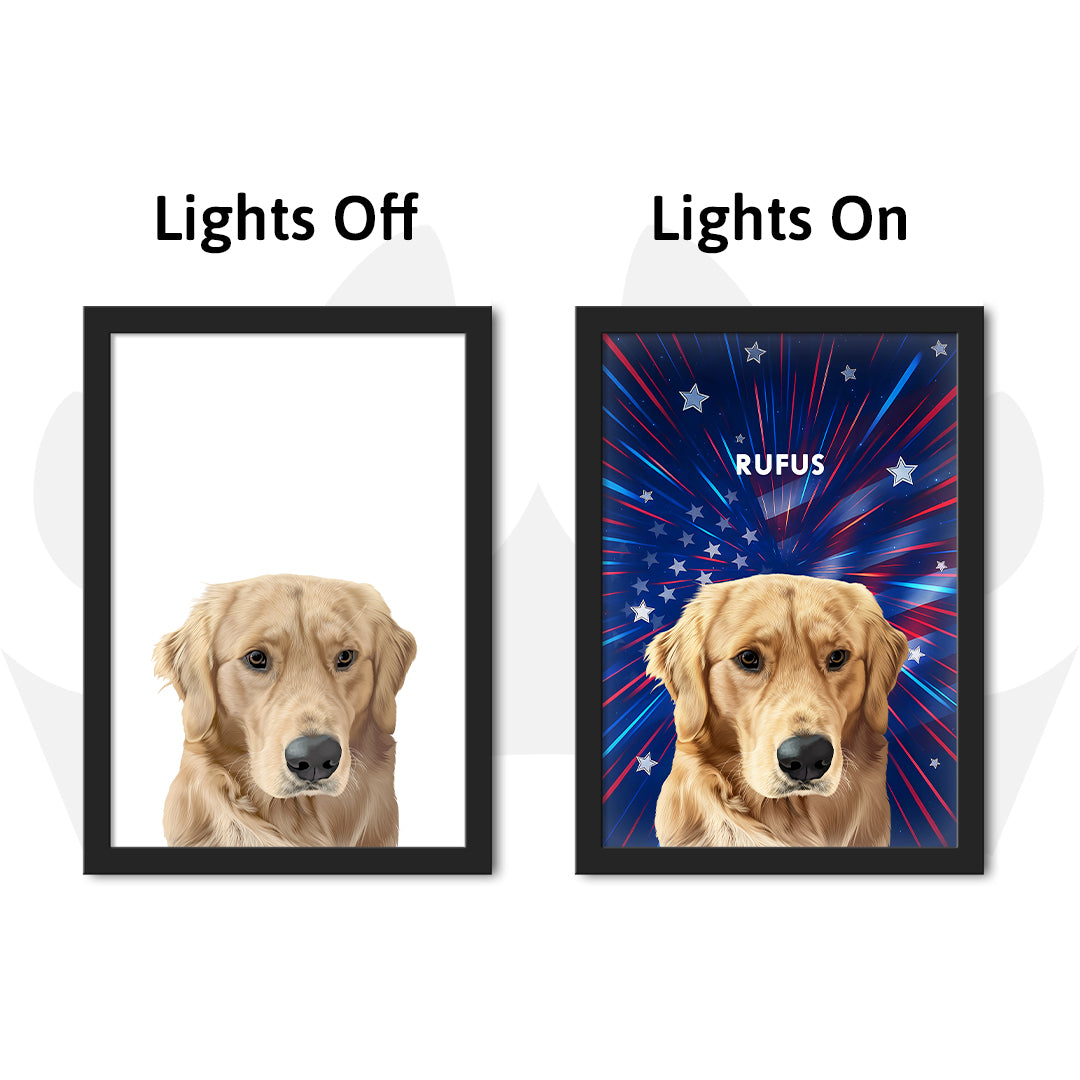 Night Light LED Pet Portrait - One Pet