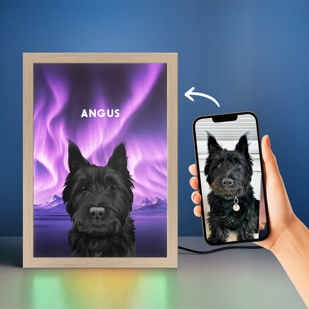 Night Light LED Pet Portrait - One Pet