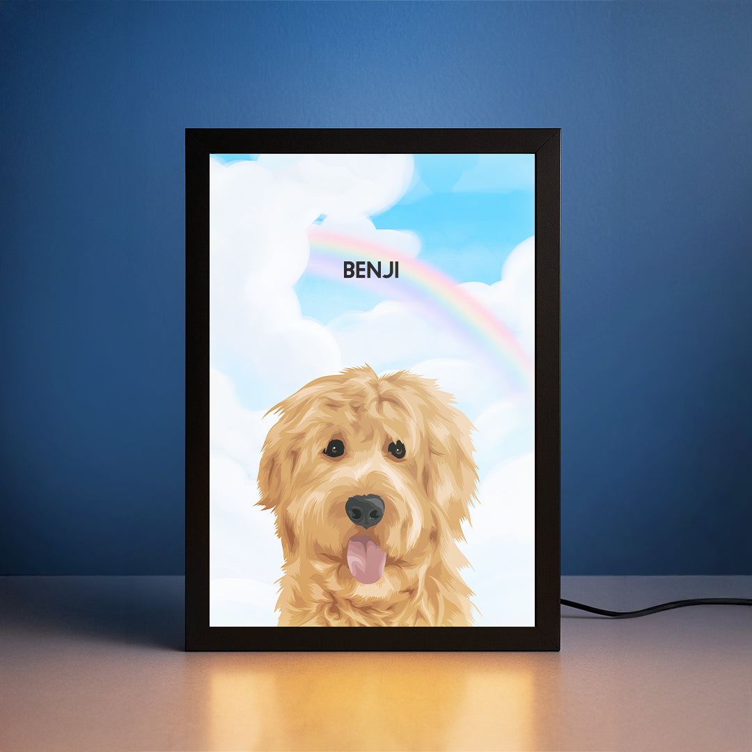Night Light LED Pet Portrait - One Pet