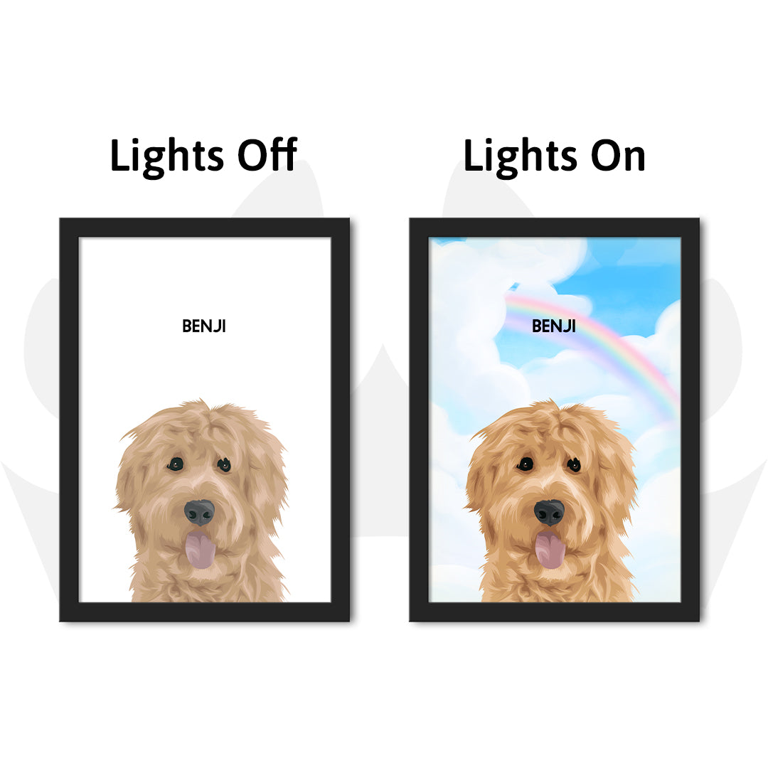 Night Light LED Pet Portrait - One Pet