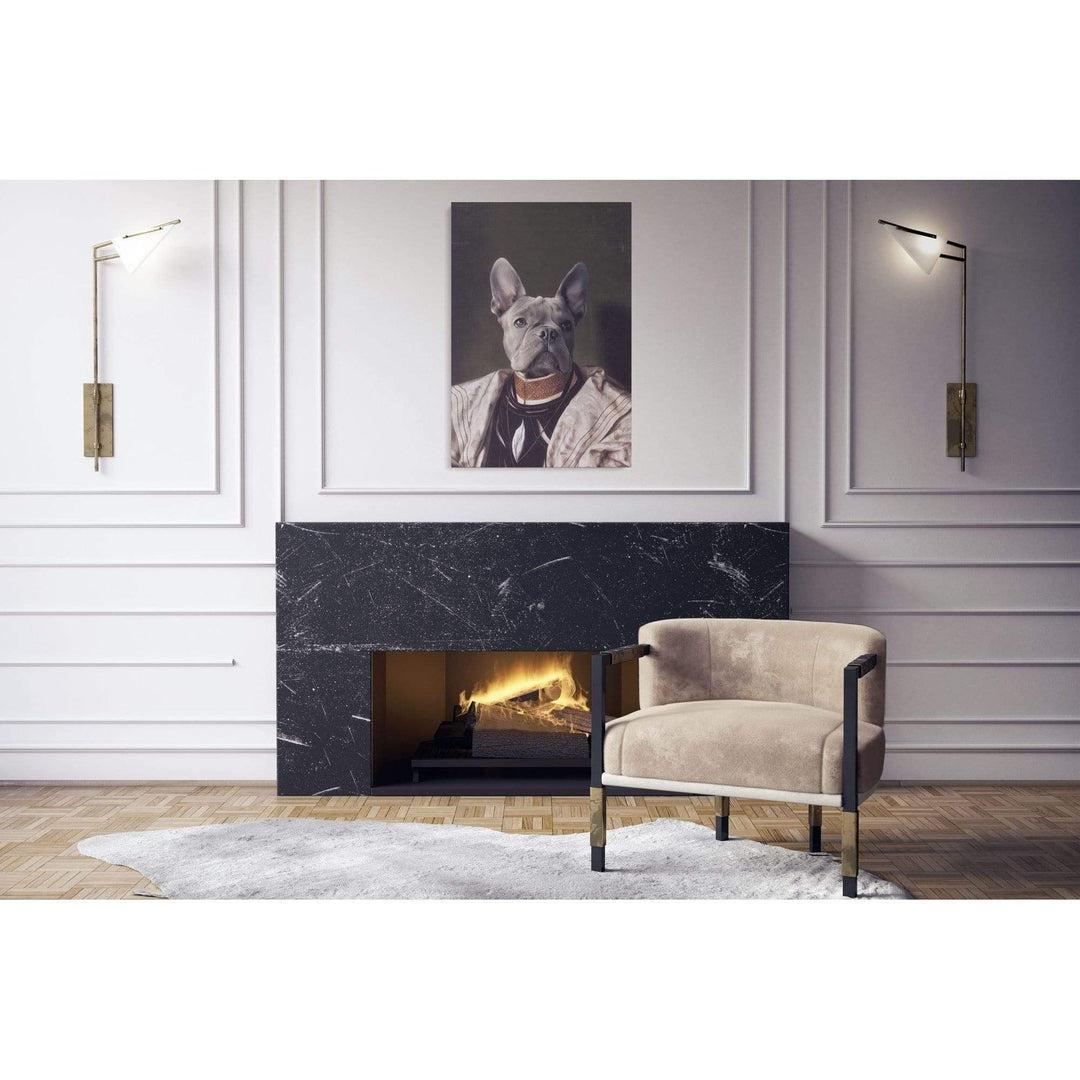 Crown and Paw - Canvas The Savant - Custom Pet Canvas