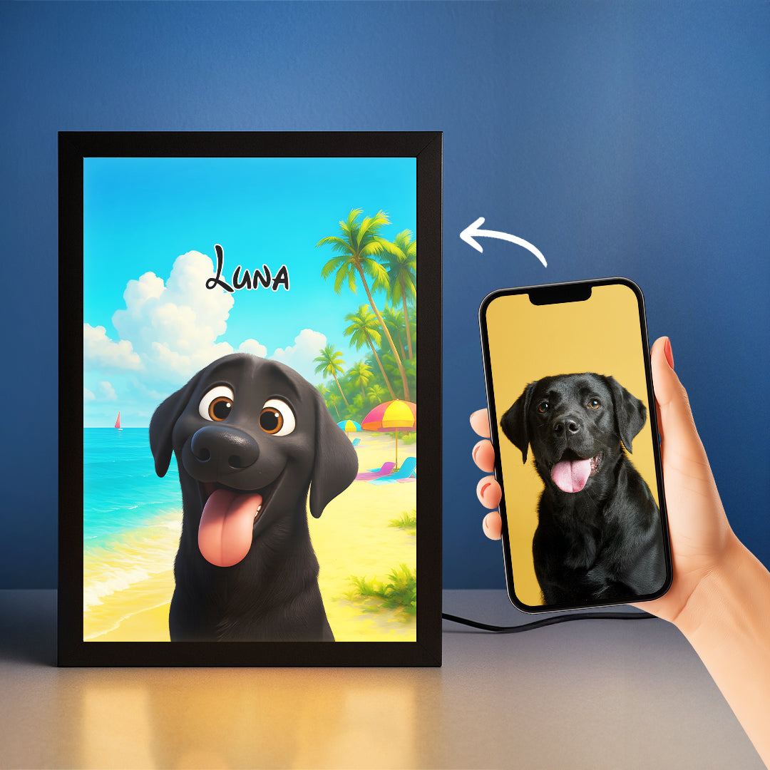 Magical Pet Portrait LED Night Light