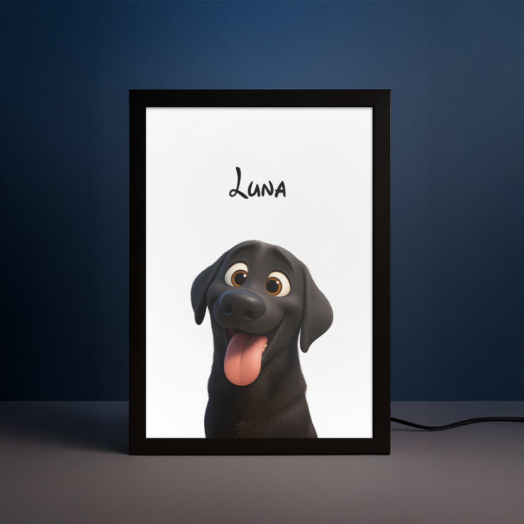 Magical Pet Portrait LED Night Light