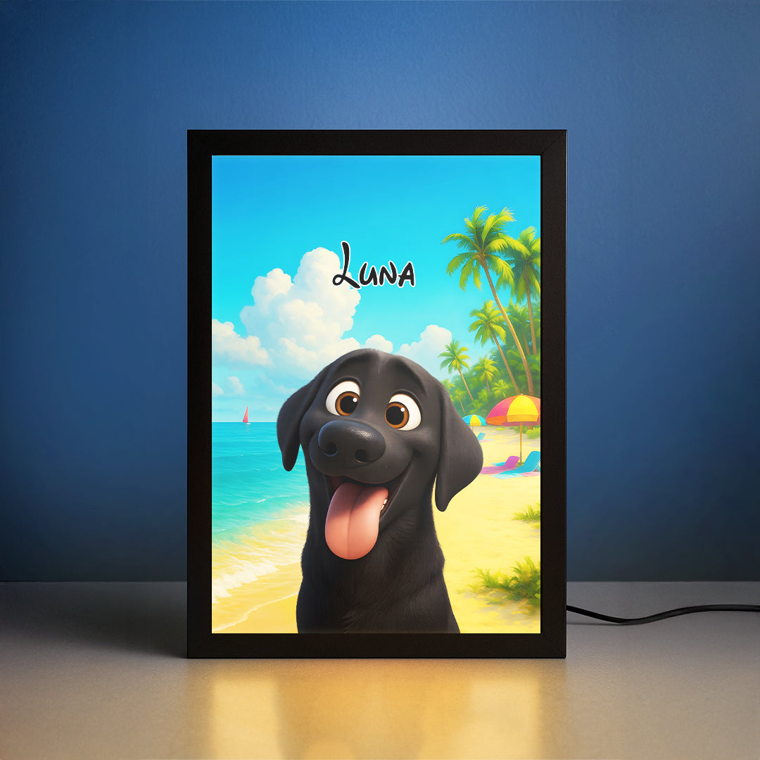 Magical Pet Portrait LED Night Light