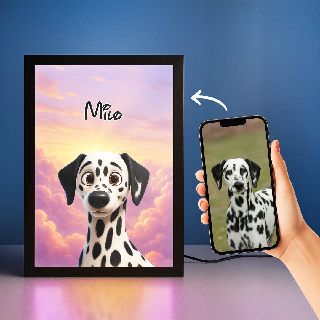 Magical Pet Portrait LED Night Light