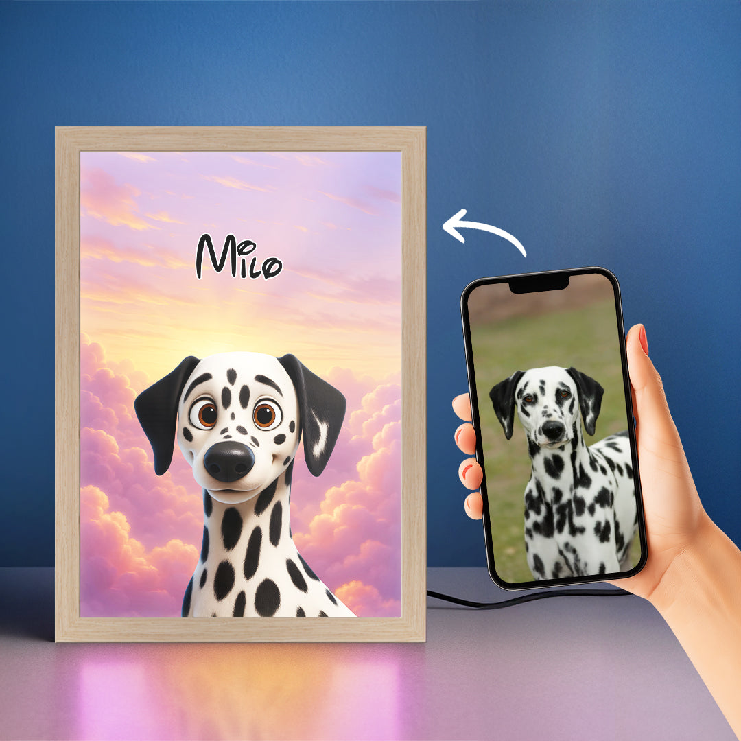 Magical Pet Portrait LED Night Light