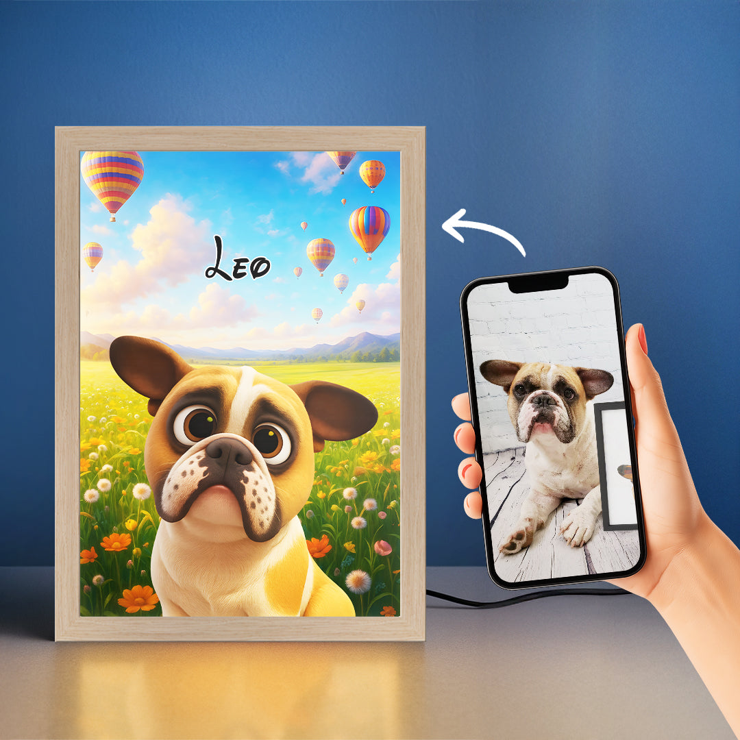 Magical Pet Portrait LED Night Light