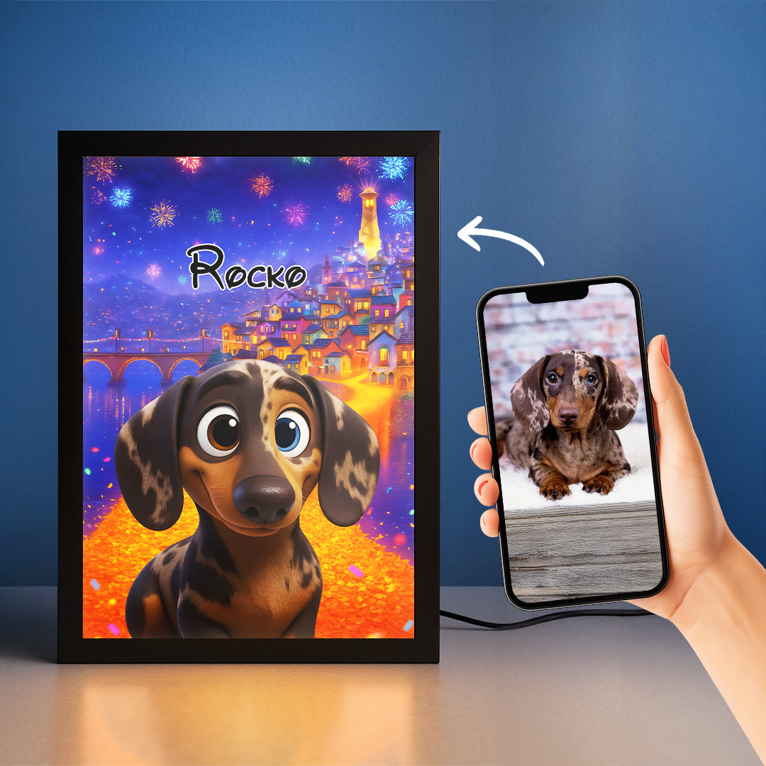 Magical Pet Portrait LED Night Light