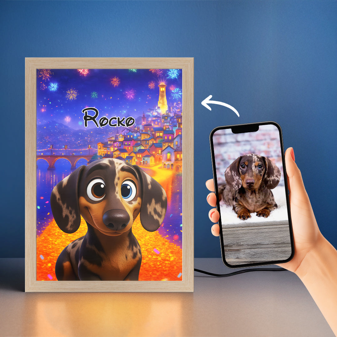 Magical Pet Portrait LED Night Light