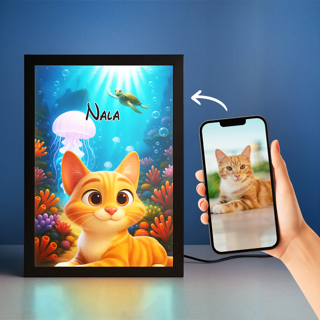Magical Pet Portrait LED Night Light