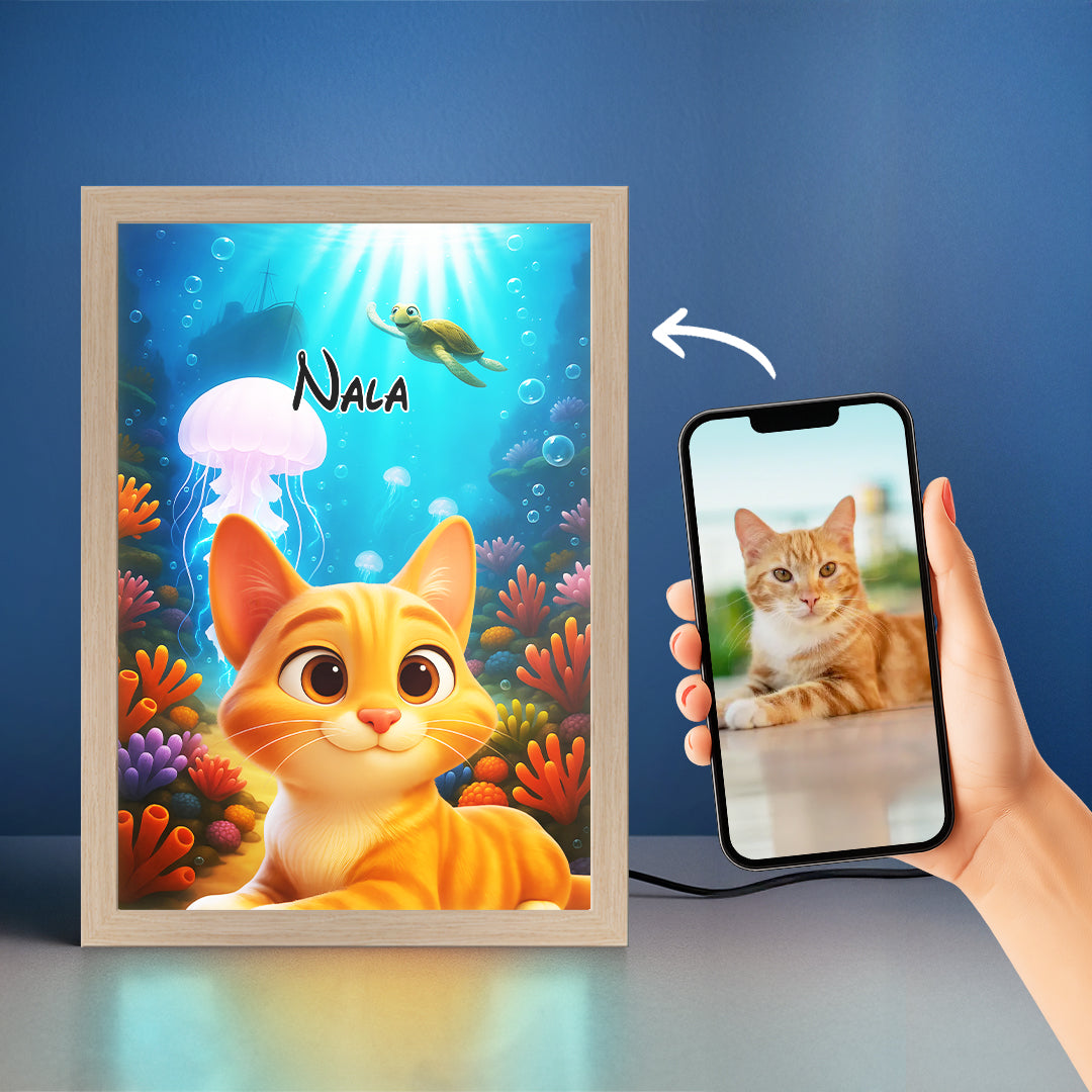Magical Pet Portrait LED Night Light