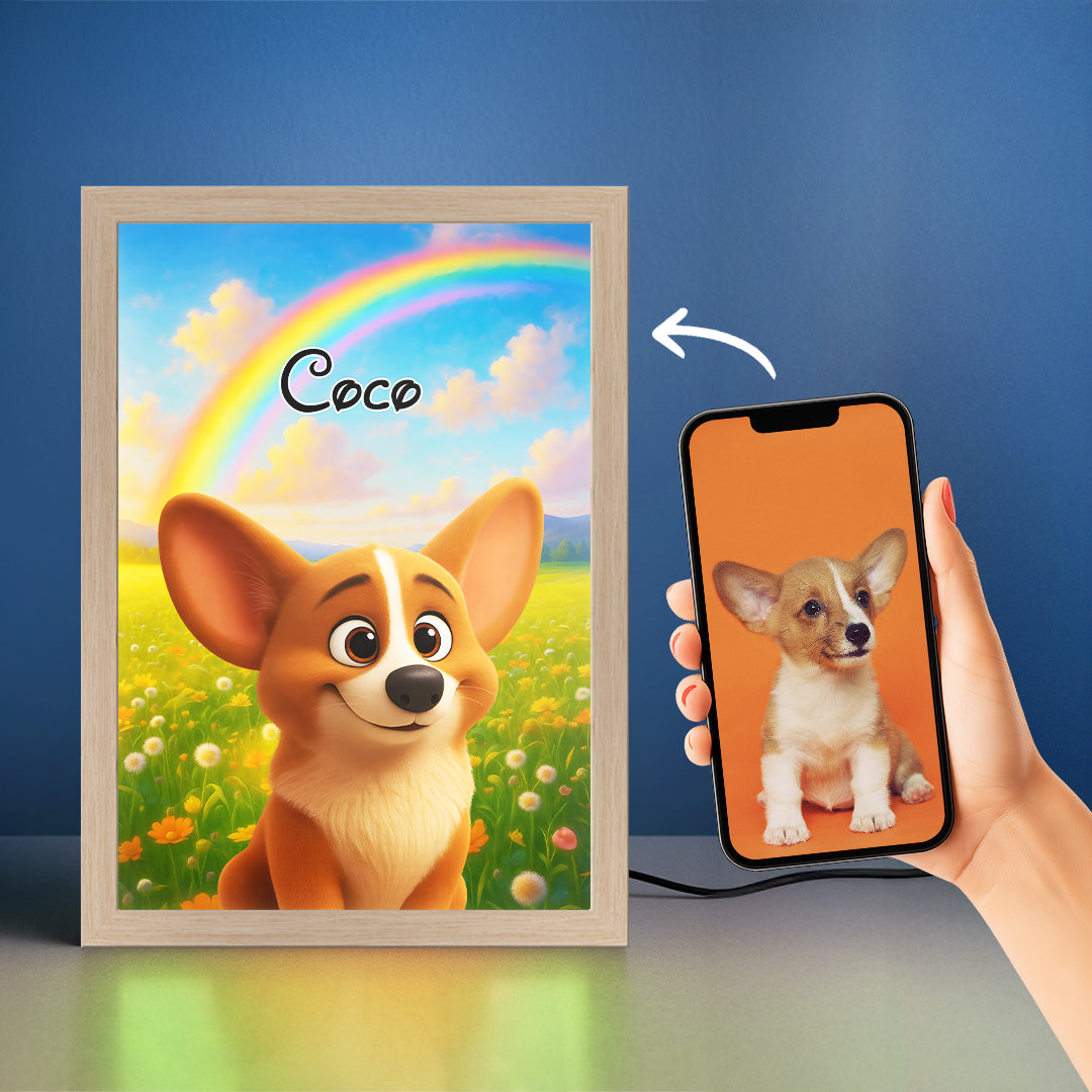 Magical Pet Portrait LED Night Light