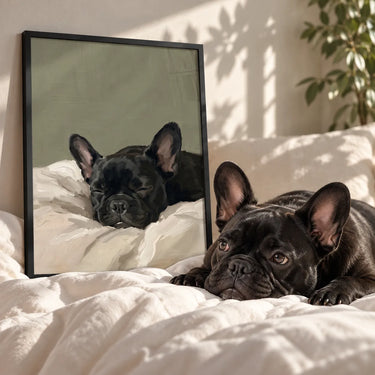 Sleeping Pet Portrait