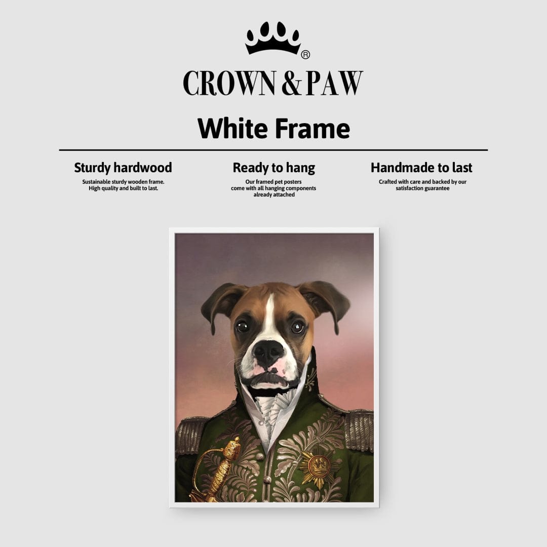 Crown and Paw - Poster The Green General - Custom Pet Poster