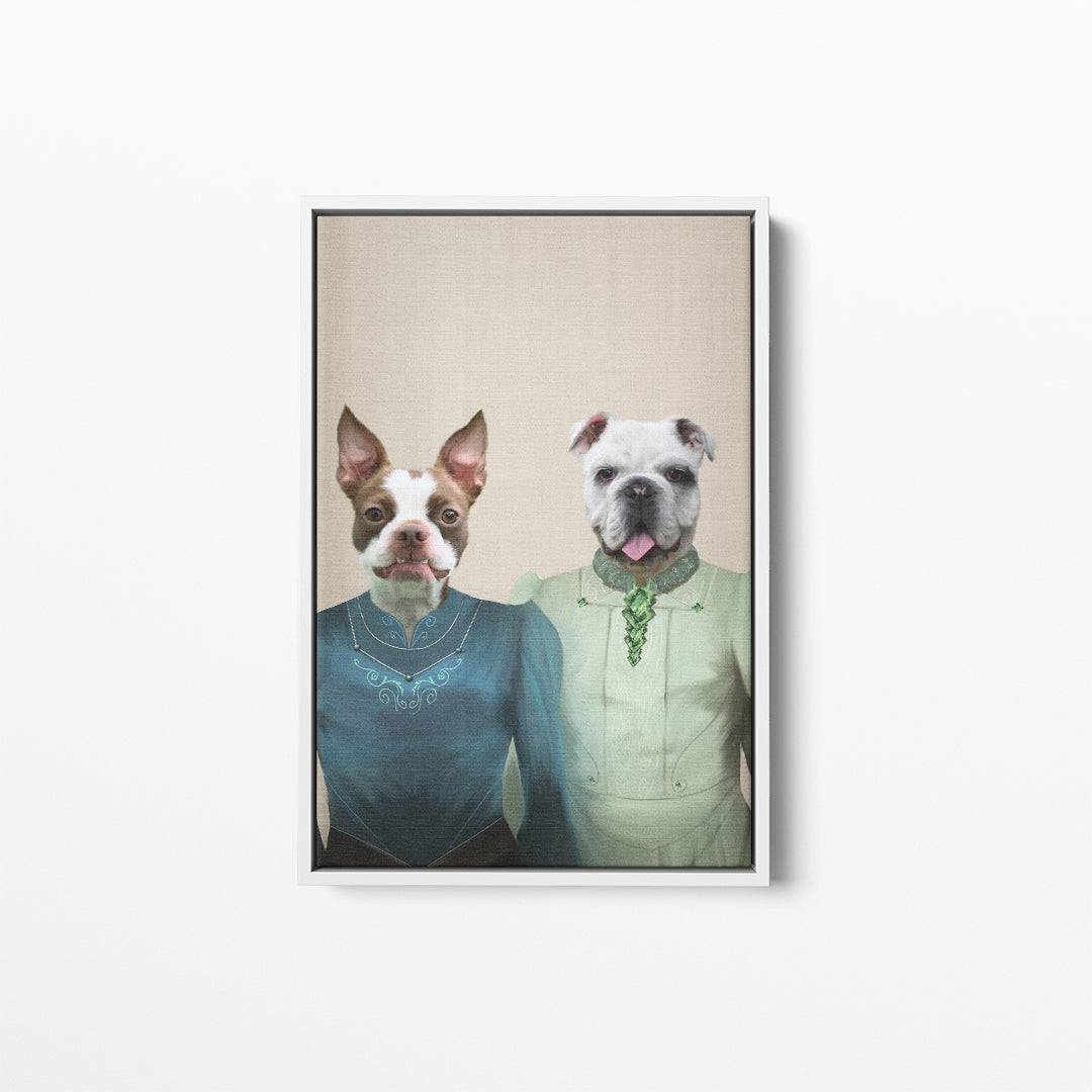 The Little Ladies - Custom Pet Canvas