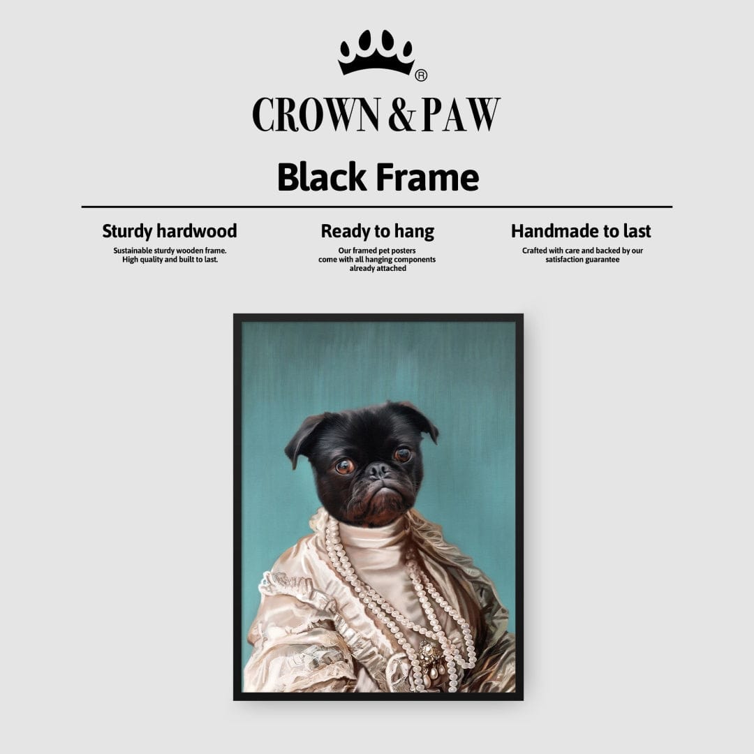 Crown and Paw - Poster The Queen Regent - Custom Pet Poster