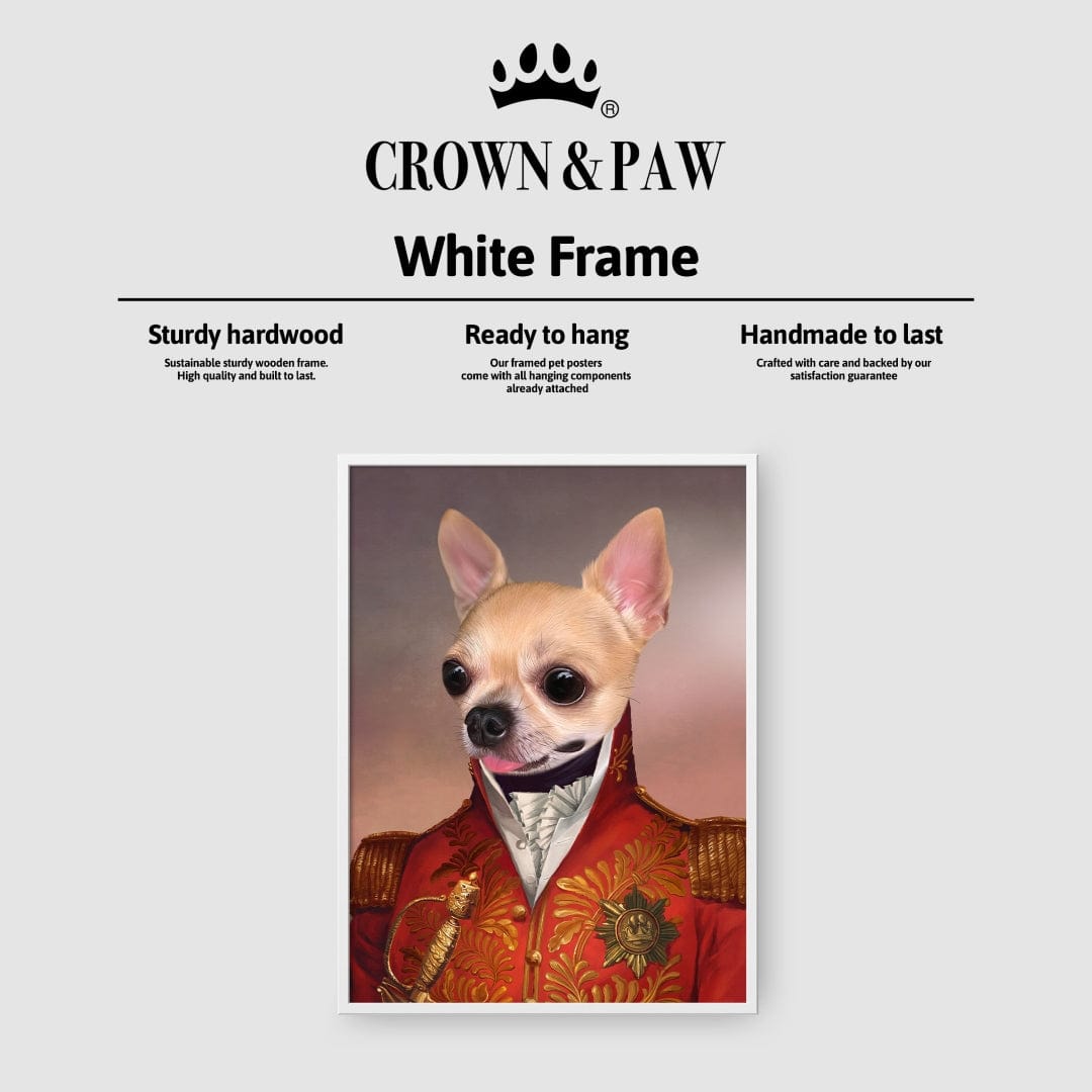 Crown and Paw - Poster The Red General - Custom Pet Poster
