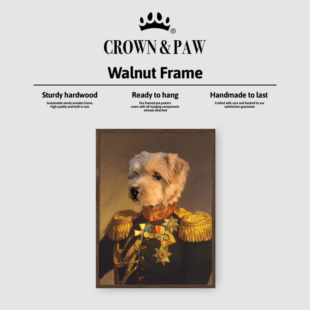 Crown and Paw - Poster The Veteran - Custom Pet Poster