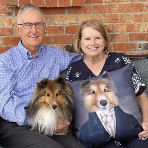 The Aristocrat - Custom Throw Pillow