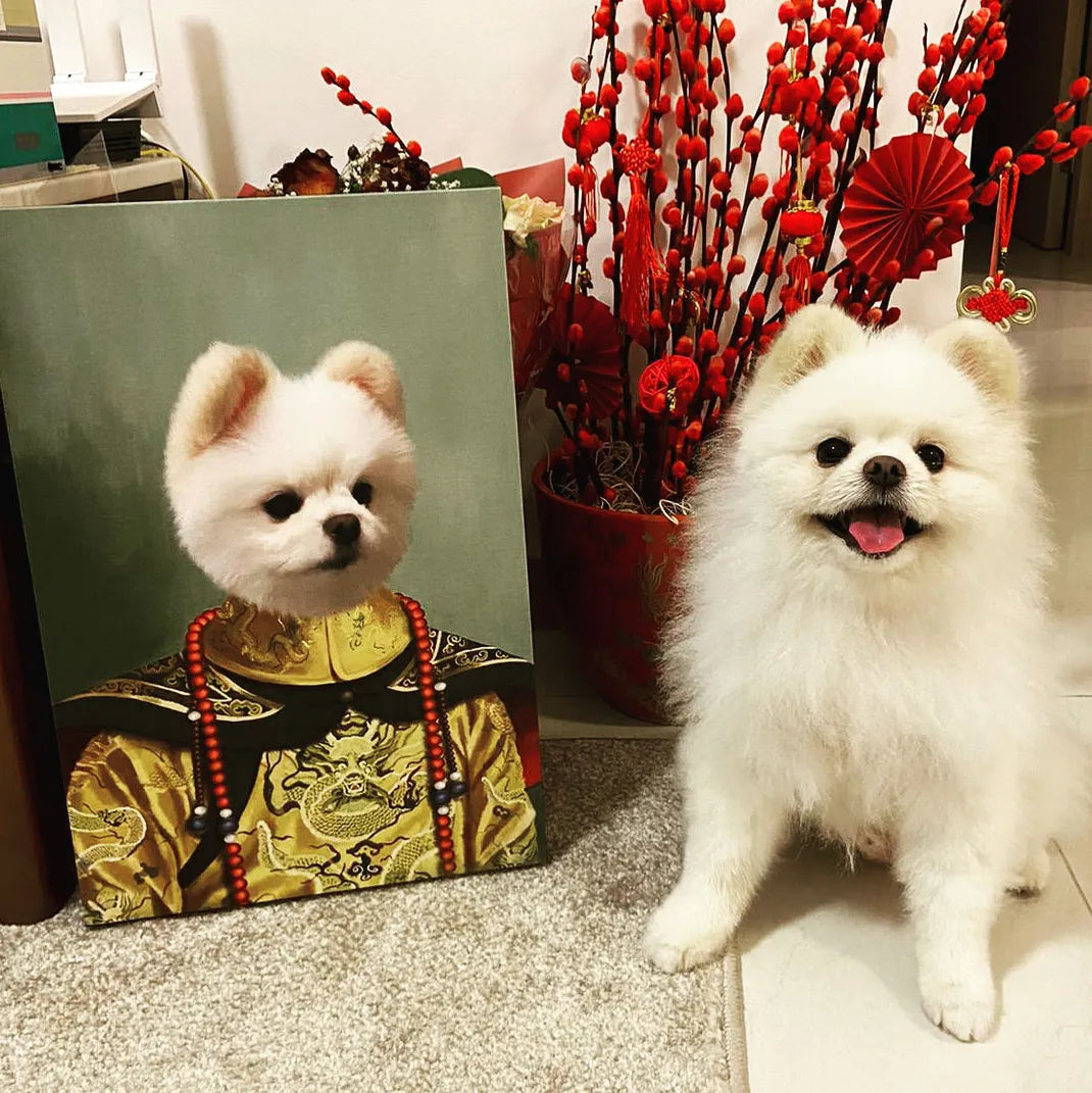 The Chinese Emperor - Custom Pet Canvas