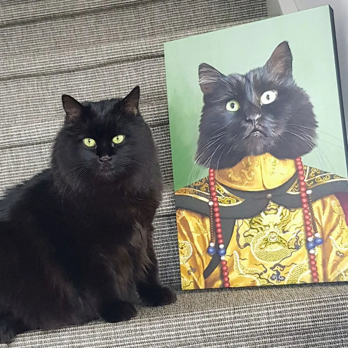 The Chinese Emperor - Custom Pet Canvas