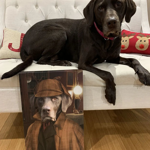 The Detective - Custom Pet Canvas