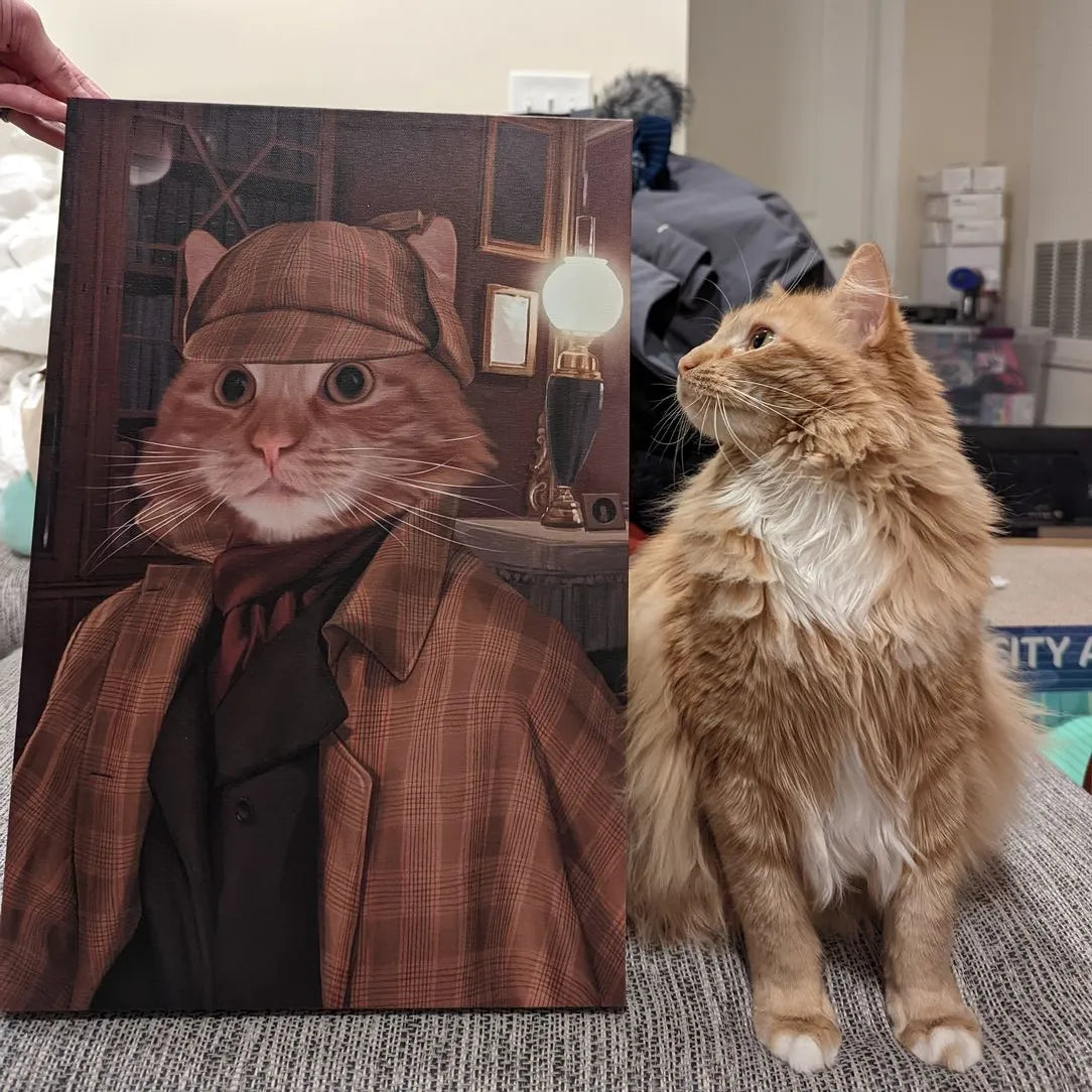 The Detective - Custom Pet Canvas