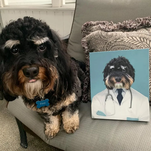 The Doctor - Custom Pet Canvas