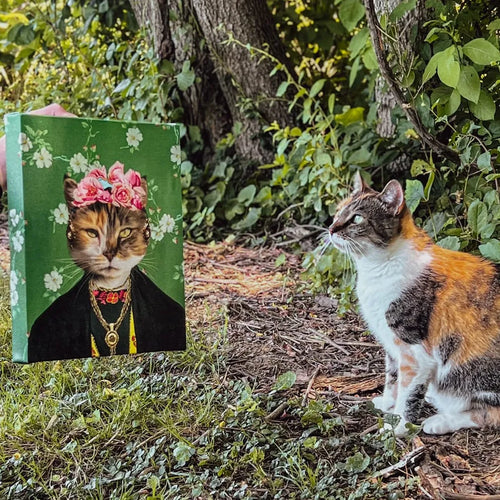 The Frida Kahlo - Custom Pet Canvas