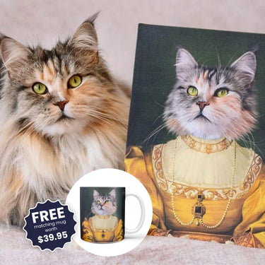 The Golden Girl - Custom Pet Canvas